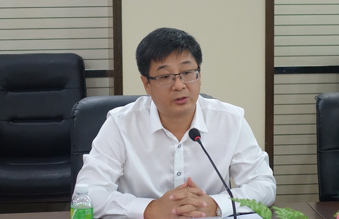 11月10日，王安兴在仪式上发表讲话（谈球吧体育 邱丹丹摄影）.jpg