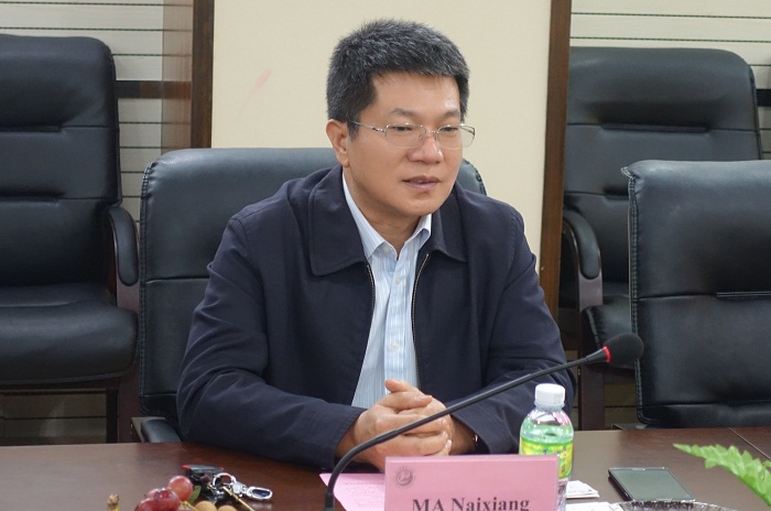 12月14日，马乃祥出席座谈会并致欢迎辞（谈球吧体育 邱丹丹摄影）.jpg